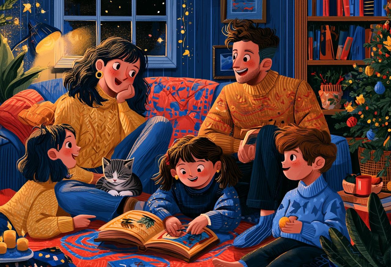 Ilustración de Diciembre